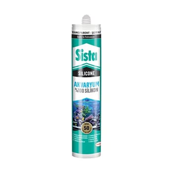 Sista Akvaryum Silikonu Şeffaf 280ml