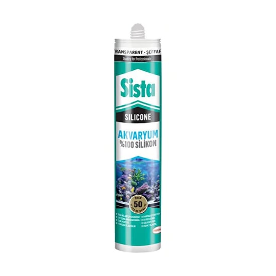 Sista Akvaryum Silikonu Şeffaf 280ml