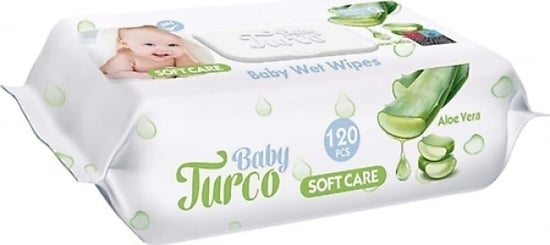 Baby Turco Softcare Aloe Vera İslak Mendil 120'li