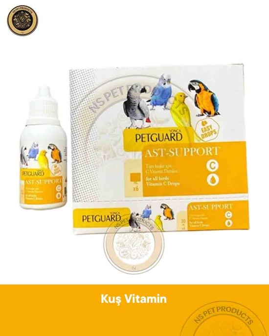 Petguard Kuş Vitamin Ast-support 30 Ml