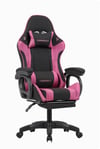 Fashcolle Dynamic Air Kumaş Pink Masajlı Oyuncu Koltuğu
