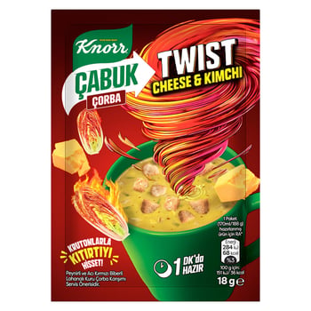Knorr Çabuk Çorba 18gr Twist Cheesy Kimchi