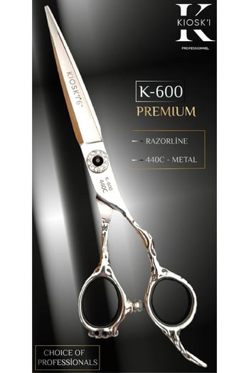 Kioski Profesyonel Premium Lüks Makas 440-c 6 Numara K-600