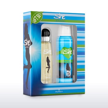 She 2' Li Edt Set …ıs Cool 50 Ml Edt + 150 Ml Deodorant