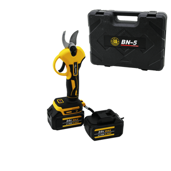 Banco Cordless Shear Yellow Bn-5 Hs-155 ( Şarjlı ) Bağ Makası ( 2 Batarya & 24v 5.0ah ) ( Makas Aralık=30mm )