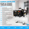 Kammak Airpro-mini Çift Yönlü Havalı Darbeli Kompresörlü Petek Temizleme Makinesi