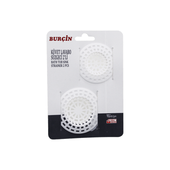 Burçin ( 2pcs ) Plastik Küvet Lavabo ( Süzgeç )