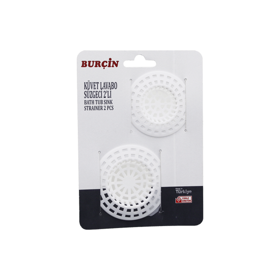 Burçin ( 2pcs ) Plastik Küvet Lavabo ( Süzgeç )
