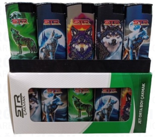 Str Dolumlu Jet Çakmak Sargılı (kurt)