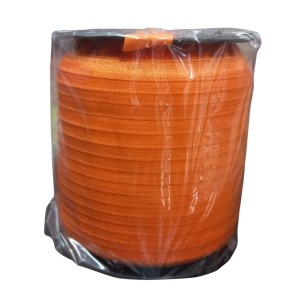 P Parla Çamaşır Lastiği Düz 1 cm  75 Metre 1 Top Turuncu