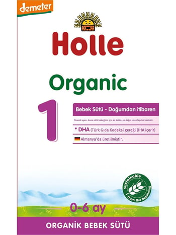 Holle Organik 1 Bebek Sütü 400 Gr 0-6 Ay
