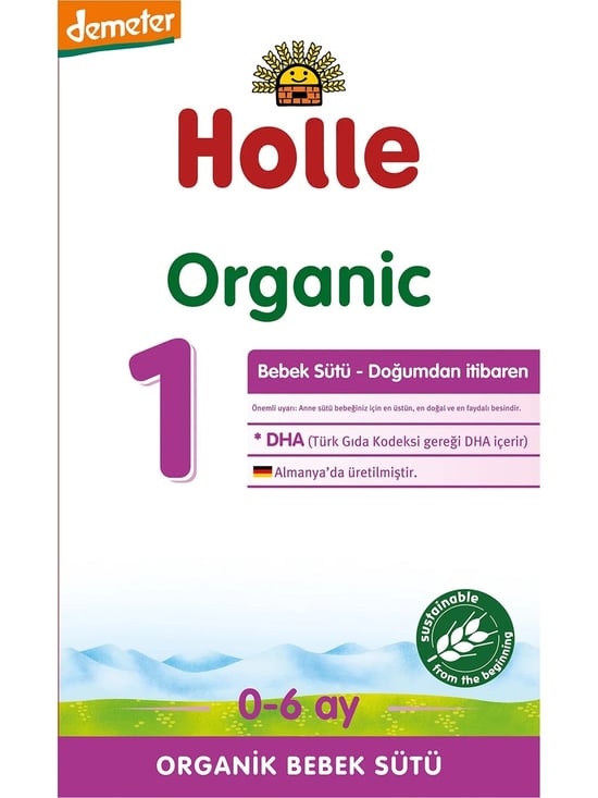 Holle Organik 1 Bebek Sütü 400 Gr 0-6 Ay