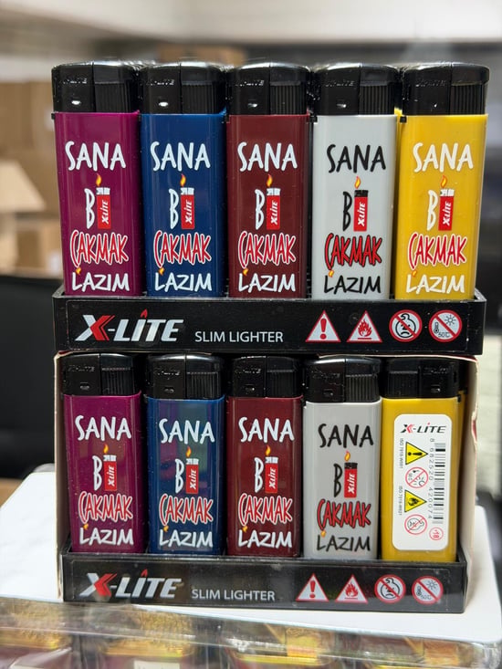X-lite Baskılı Resimli Figürlü Çakmak *50 Pcs