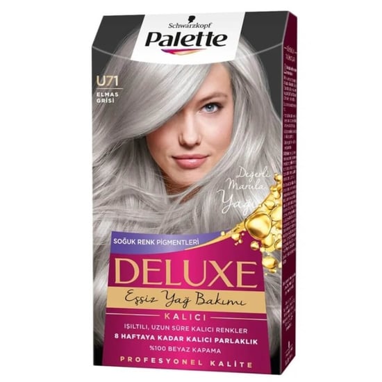 Palette Deluxe U71 Buzul Grisi Saç Boyası