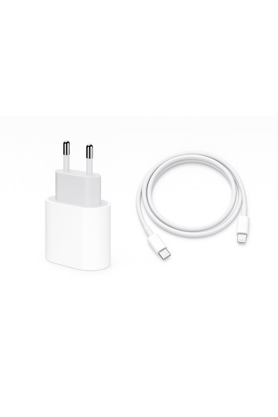 Adeyo Store İphone Uyumlu 20w Hızlı Şarj Adaptörü + Lightning Kablo (tüm Modeller)