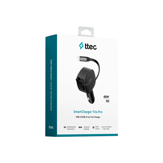 Ttec 2ckp07s Smartcharger Trio Pd 60w Hızlı Araçiçi Şarj Cihazı