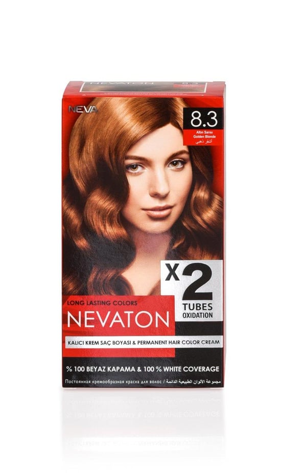 Nevaton 2 Li Saç Boyası 8.3 Altın Sarısı