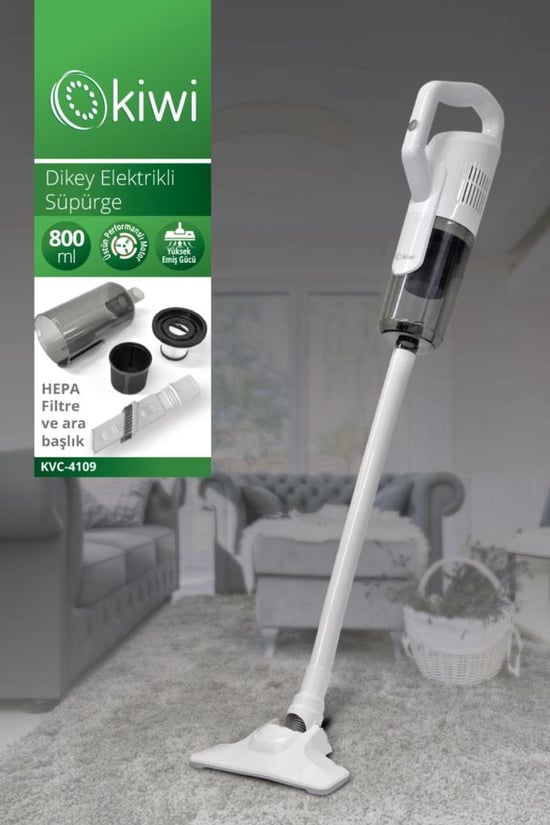 Kvc-4109 2'si 1 Arada El Tipi ve Dikey Elektrikli Süpürge