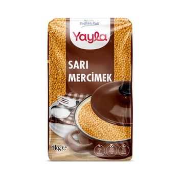 Yayla 1kg Sarı Mercimek