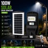 Ars-348964 ( 100w & 6500k ) ( Solar & Güneş Enerjili ) Sokak Lambası & Armatür ( Sensörlü & Kumandalı ) ( Bahçe-balkon-sokak )