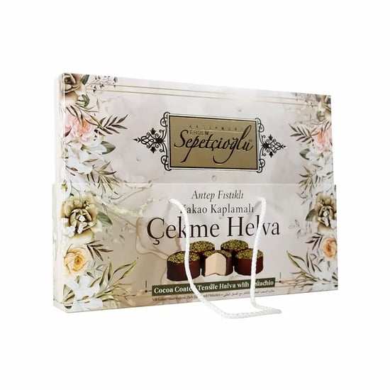 Kastamonu Meşhur Sepetçioğlu Kakao Kaplamalı Antep Fıstıklı Çekme Helva 288g