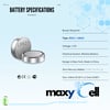 Maxycell 12 Adet Ag7, Lr57, Lr927, 395 1,5v Pil Düğme , Sr927, Sr927w Saat Oyuncakları