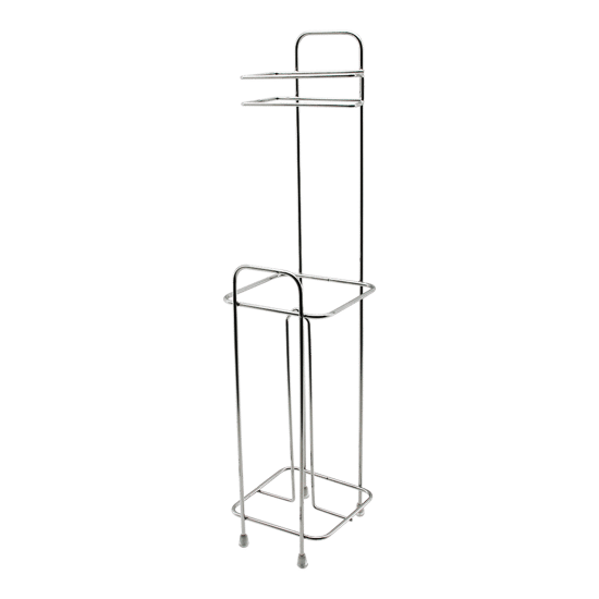 Lalezar Lzr-642 ( Kare ) ( Metal & Krom ) ( Yedekli ) Wc Kağıtlık