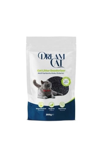 Aktif Karbonlu Kedi Kumu Koku Giderici 200 Gr