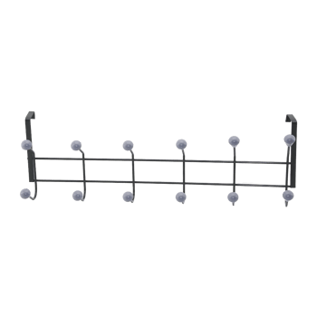Demirbüken F.a-07 ( Gri & Boncuklu) ( Gri Plastik Boncuklu ) ( Metal ) Amerikan Kapı Arkası Askı