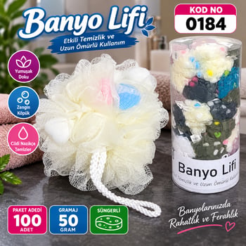 Hagiki Süngerli Banyo Lifi 45 Gram