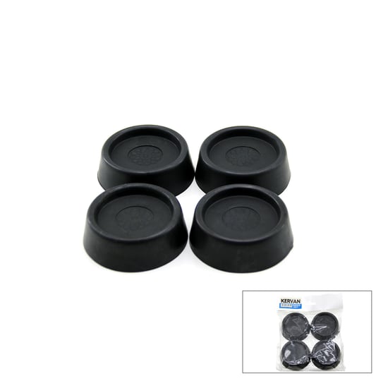 Kervan ( 4pcs ) ( Küçük ) ( Siyah ) Çamaşır Makine Titreşim Önleyici Ayak