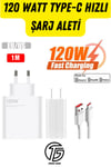 Adeyo Store 120 Watt Turbo Hızlı Şarz Aleti Adaptör ve Kablo Seti Type-c Samsung Galaxy Note 8 Uyumlu