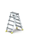 Safir Serisi – 5+5 Alüminyum Çift Çıkışlı Merdiven | Ev Bahçe İş Yeri Çok Amaçlı Kullanım