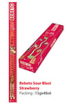 Bebeto Sour Blast Çilek Aromalı Metre Şeker 15.Gr 48'li*6 