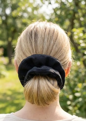 Muslin Scrunchie Toka Siyah