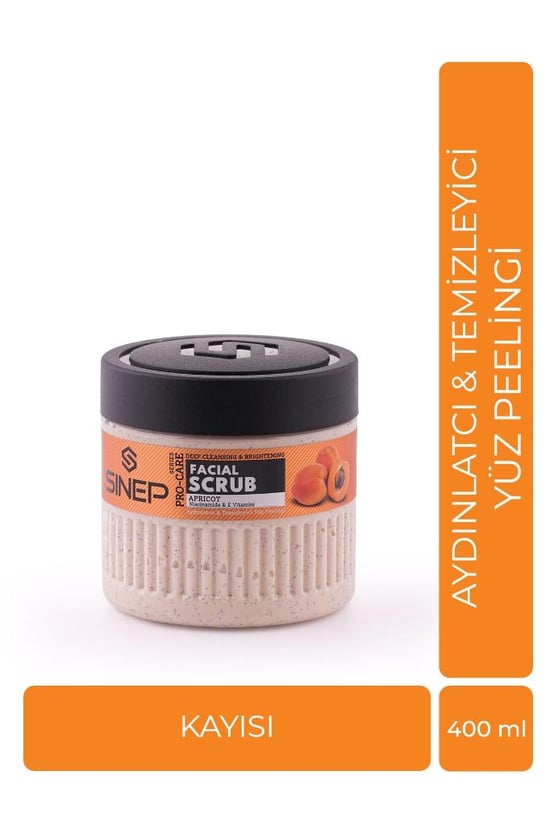 Sinep Pro-care Scrub Aydınlatıcı ve Temizleyici Yüz Peelingi 400 Ml Kayısı