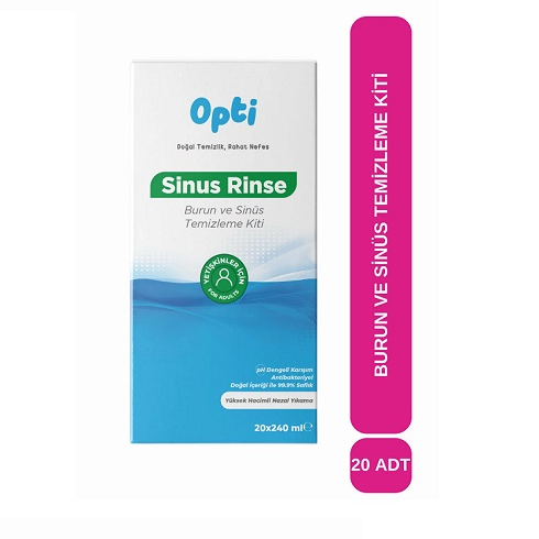 Opti Sinus Rinse Kit Yetişkin 240 Ml 20 Saşe