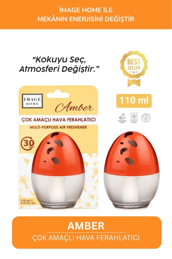 Image Home Küre Oda Kokusu Amber - 110 Ml