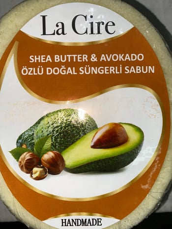 La Cire Shea Butter & Avokado Özlü Doğal Süngerli Sabun 135 Gr