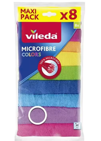 Temizlik Bezi Vileda 8'li Microfiber Bez