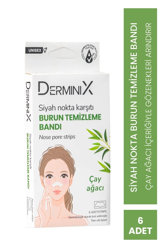 Derminix Siyah Nokta ve Burun Temizleme Bandı Çay Ağacı