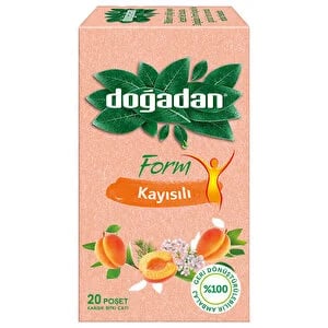 Doğadan Bitki Çayı Form Kayısılı 20 lı