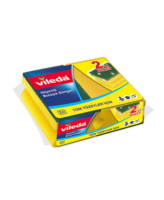 Vileda Bulaşık Süngeri 1 + 1'li Oluklu