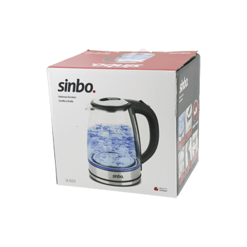 Sinbo Sk-8029 ( Cam ) Kettle Su Isıtıcısı ( 1.8lt ) ( Gizli Rezidans )( 360° Dönebilme Özellik ) ( 1850-2200w )