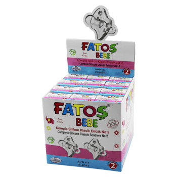 Fatoş Bebe-611 ( No-2 & Komple Silikon ) Klasik Emzik
