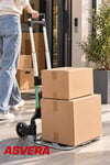 Asvera Eko Metal Koli Arabası 100 Kg Taşıma Kapasiteli Paket Arabası