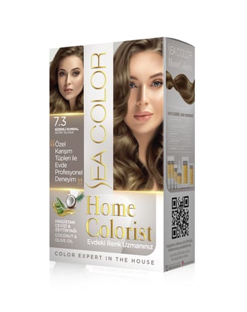 Sea Color Home Colorist Set Boya 7.3 Gizemli Kumral