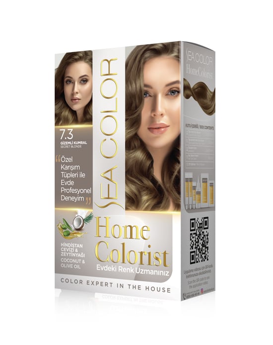 Sea Color Home Colorist Set Boya 7.3 Gizemli Kumral
