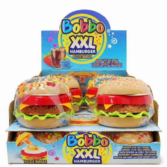 Bobbo Hamburger Aromalı Emzik Şeker 12'li