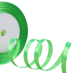 P Parla Saten Kurdele 1 cm 10 Metre Fıstık Yeşili